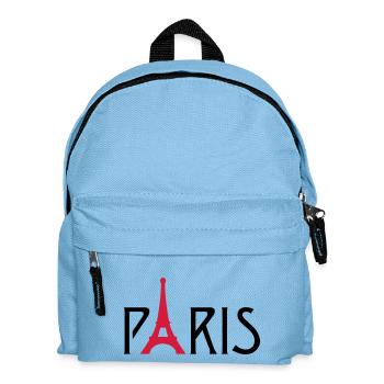 Paris Eiffel Tower - Kids' Backpack - light blue - Front