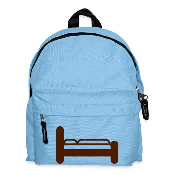Bed - Kids' Backpack - light blue - Front