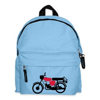 Fahrzeug - Simson S51 - Kinder Rucksack - Hellblau - Vorne