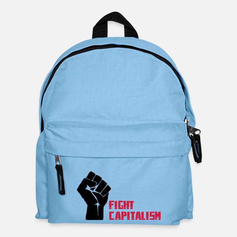 Fight Capitalism - Kinder Rucksack - Hellblau
