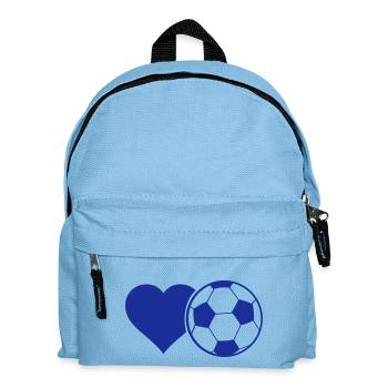 love_soccer_01 - Sac à dos Enfant - bleu clair - Devant