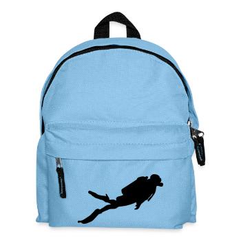 Diving - Diver - Diving - Kids' Backpack - light blue - Front