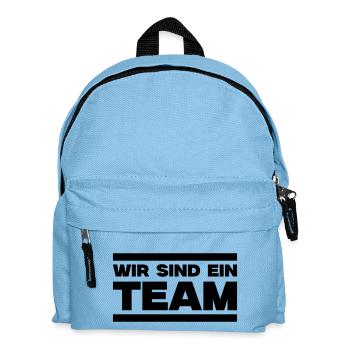 Nous sommes une équipe - Sac à dos Enfant - bleu clair - Devant