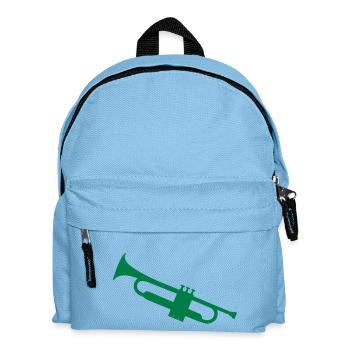 trumpet - Kids' Backpack - light blue - Front