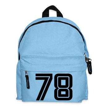 78 - Kinder Rucksack - Hellblau - Vorne