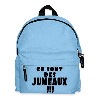 ce sont des jumeaux - Sac à dos Enfant - bleu clair - Devant