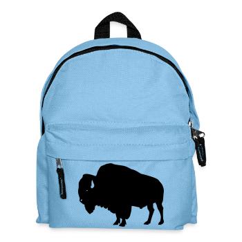 Bison - Kids' Backpack - light blue - Front