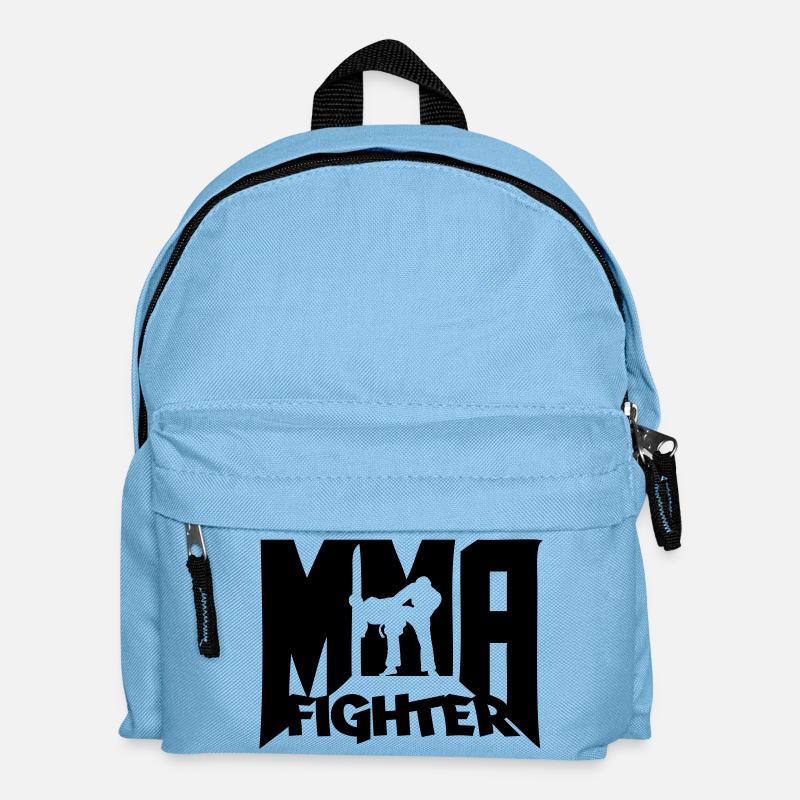 MMA Fighter Logo - Kinder Rucksack - Hellblau