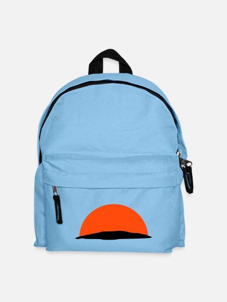 sunset - Kinder Rucksack - Hellblau
