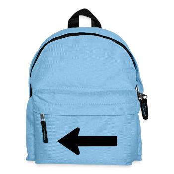 pfeil - Kinder Rucksack - Hellblau - Vorne