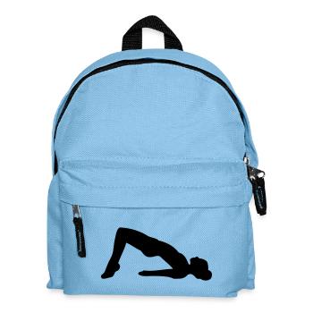 hip up exercise - Kids' Backpack - light blue - Front