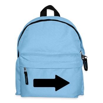 arrow - Kids' Backpack - light blue - Front