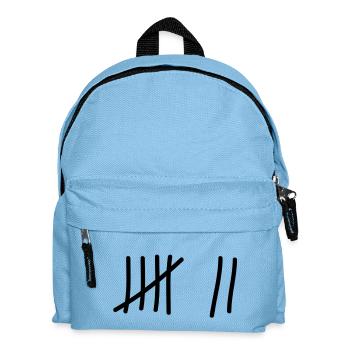 tage_zaehlen_7 - Kinder Rucksack - Hellblau - Vorne