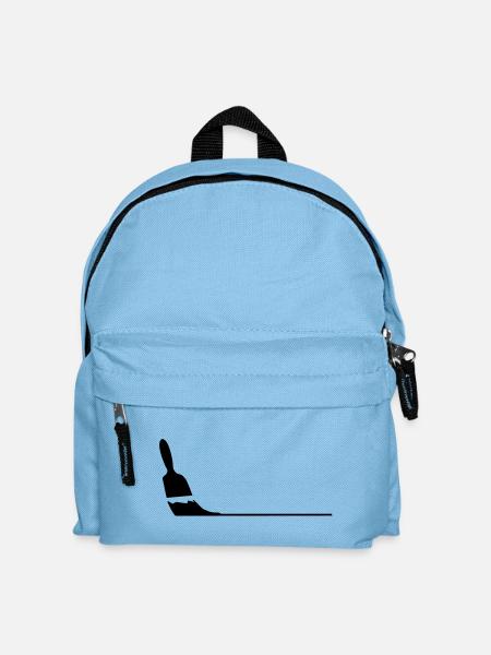 Pinsel - Kinder Rucksack - Hellblau