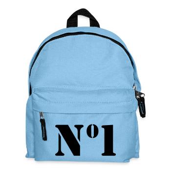 Nummer 1 - Kinder Rucksack - Hellblau - Vorne
