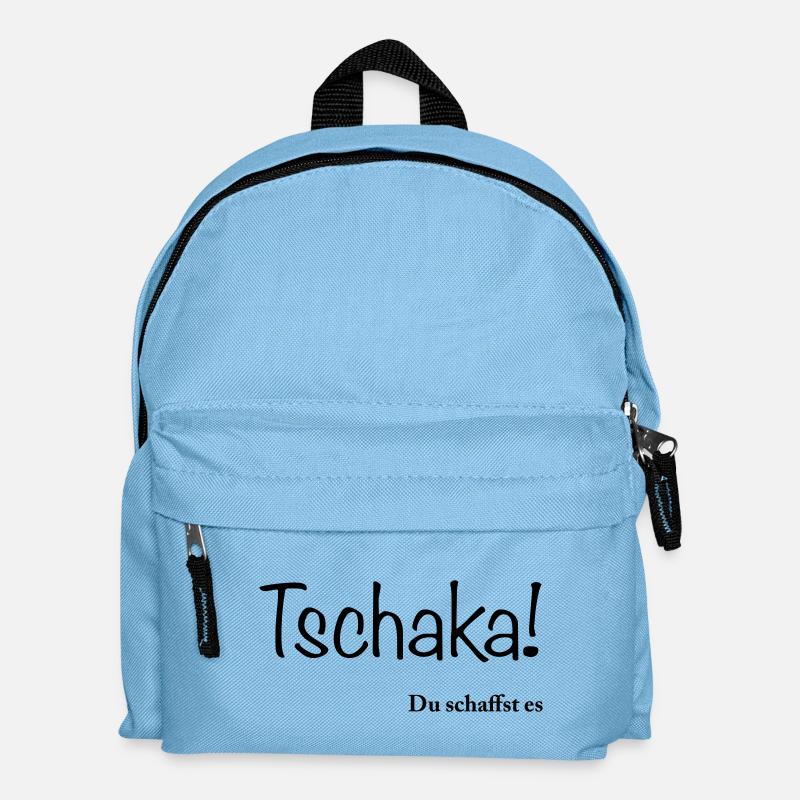 tschakka-du-schaffst-es - Kinder Rucksack - Hellblau