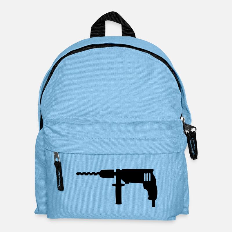 Power drill - Kids' Backpack - light blue