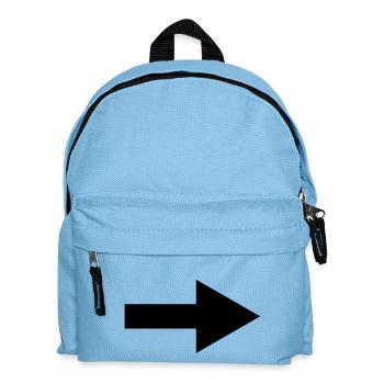 pfeil - Kinder Rucksack - Hellblau - Vorne