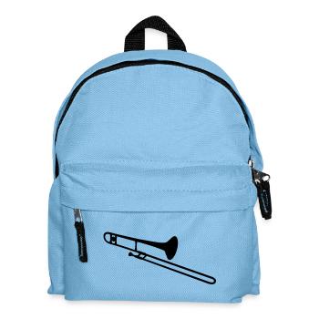 Posaune - Kinder Rucksack - Hellblau - Vorne