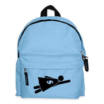 Super Hero - Kids' Backpack - light blue - Front