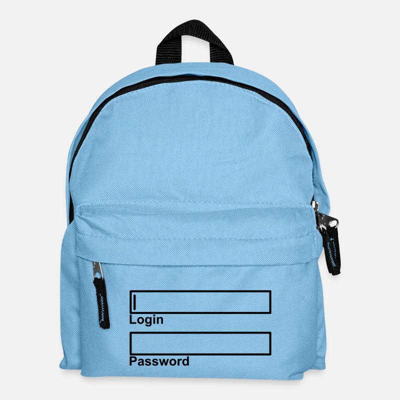 login - Kinder Rucksack - Hellblau