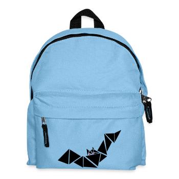 Origami Fledermaus Papier Tier - Kinder Rucksack - Hellblau - Vorne
