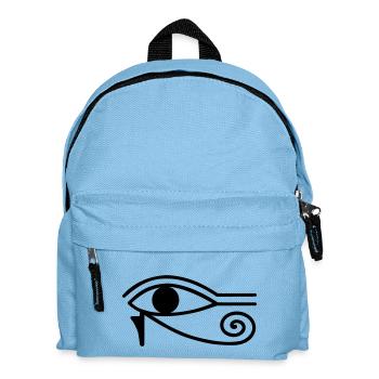 Horusauge Udjat-Auge retro symbol vintage - Kinder Rucksack - Hellblau - Vorne