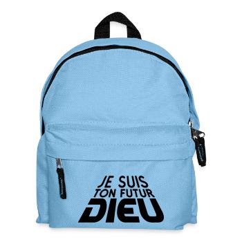 Futur Dieu 3D (1c) - Sac à dos Enfant - bleu clair - Devant