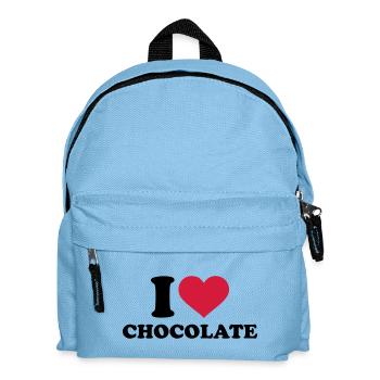 Schokolade - Kinder Rucksack - Hellblau - Vorne