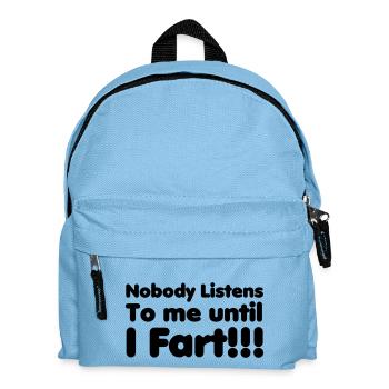 Fart - Kids' Backpack - light blue - Front
