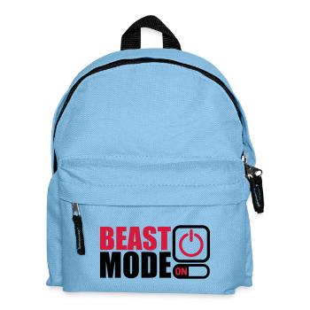 Beast Mode On Power An - Kids' Backpack - light blue - Front