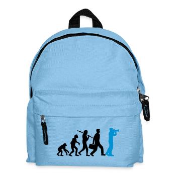 Photographer Camera Evolution - Kids' Backpack - light blue - Front