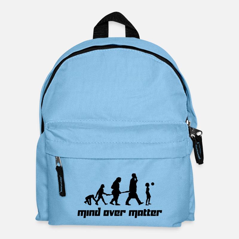 Mind over Matter (Vector) - Kinder Rucksack - Hellblau