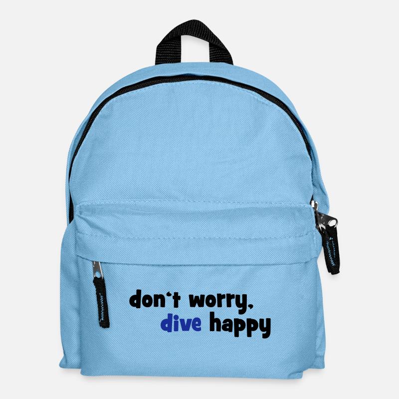 tauchen - Kinder Rucksack - Hellblau