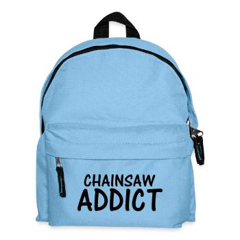 chainsaw addict - Kids' Backpack - light blue - Front