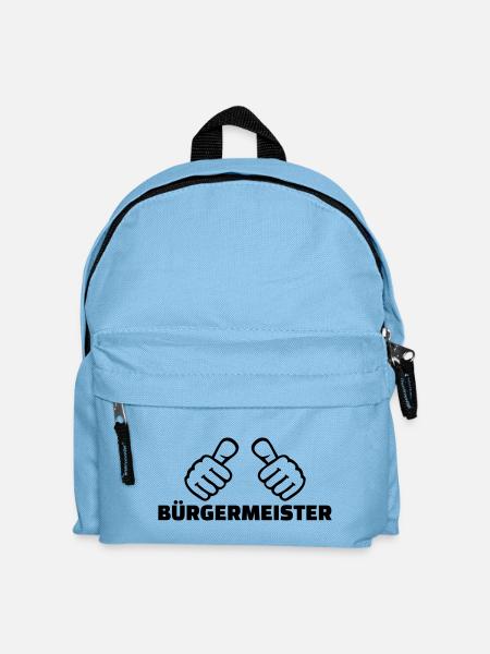 Bürgermeister - Kinder Rucksack - Hellblau