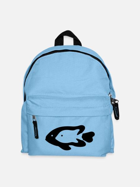 Fischen - Kinder Rucksack - Hellblau