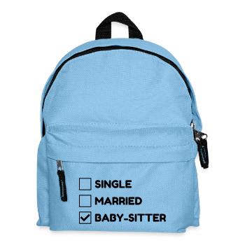 Babysitter Babysitting Baby-sitter Baby sitting - Sac à dos Enfant - bleu clair - Devant