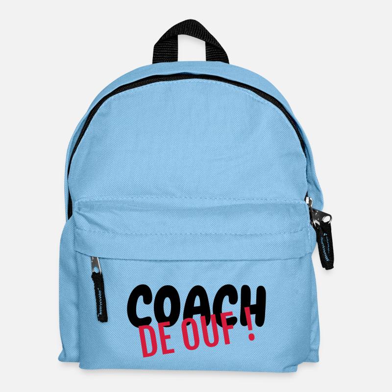 Coach / Coaching / Trainer / Sport - Kinder Rucksack - Hellblau