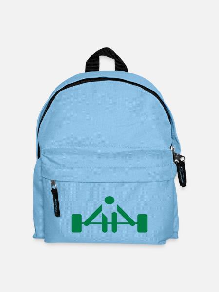 _weight_01 - Kids' Backpack - light blue