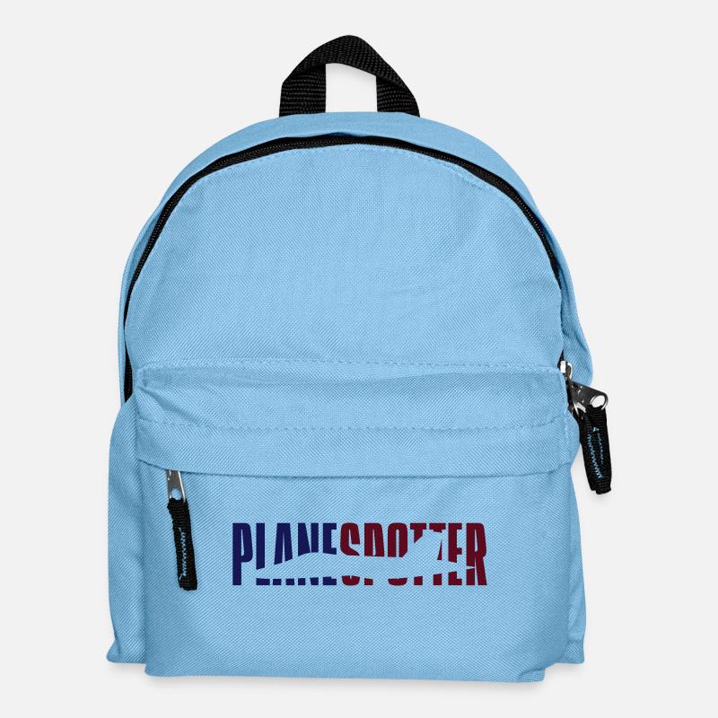 PlaneSpotter - Kinder Rucksack - Hellblau