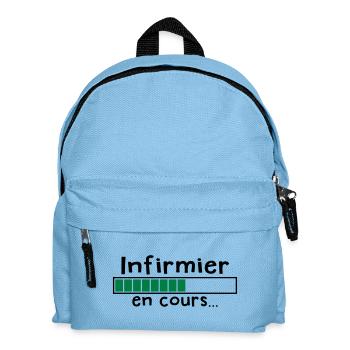 infirmier en cours - Sac à dos Enfant - bleu clair - Devant