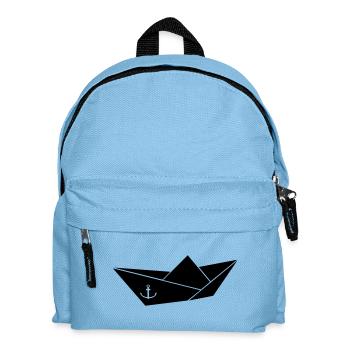 Boat - Kids' Backpack - light blue - Front