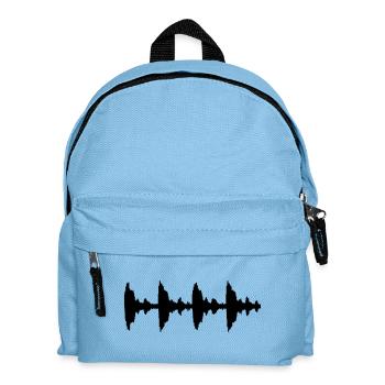 audio_waves_f1 - Sac à dos Enfant - bleu clair - Devant