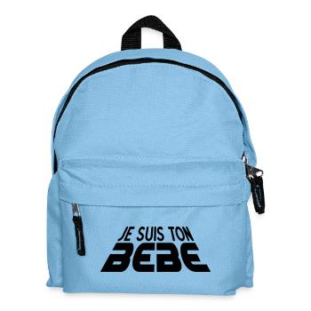 Je suis ton Bébé 3D (1c) - Sac à dos Enfant - bleu clair - Devant