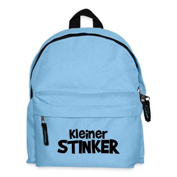 kleiner Stinker - Kinder Rucksack - Hellblau - Vorne