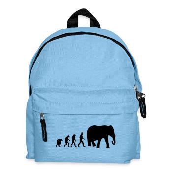 éléphant evolution - Sac à dos Enfant - bleu clair - Devant