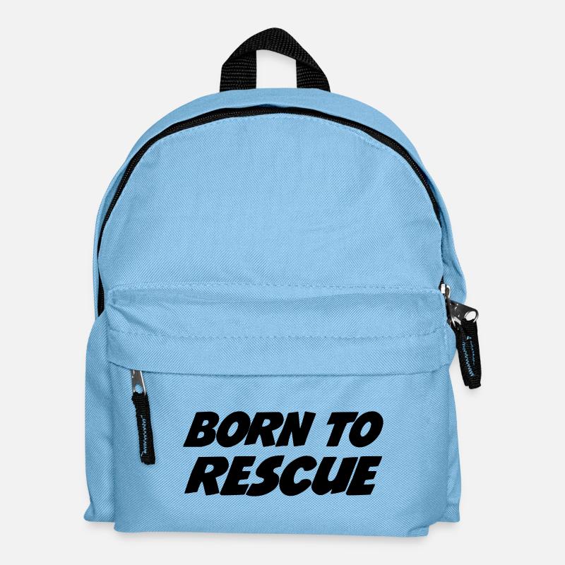 Erste Hilfe / Retter / Retterin / Arzt - Kinder Rucksack - Hellblau