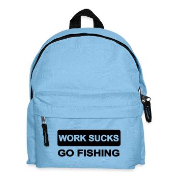angling - Kids' Backpack - light blue - Front