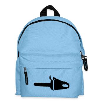 Chainsaw - Kids' Backpack - light blue - Front